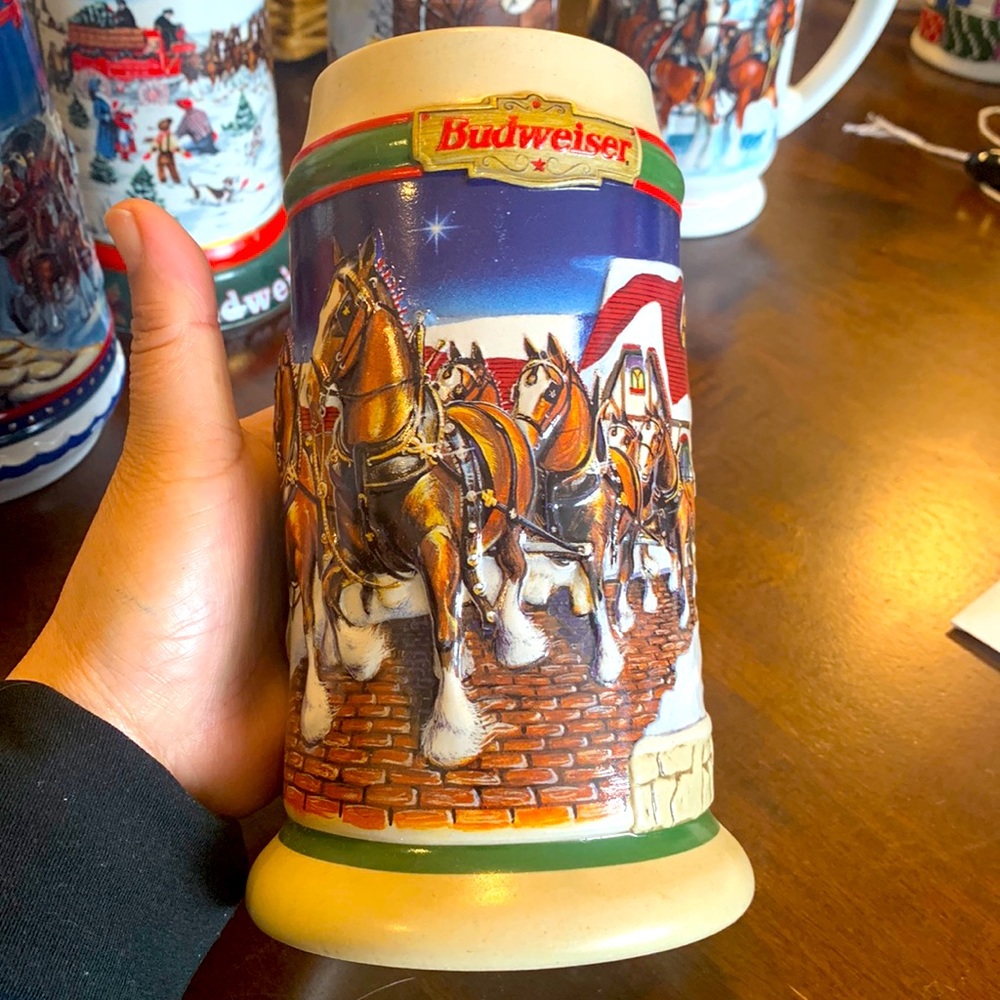 1998 Budweiser Stein - New Year Sale